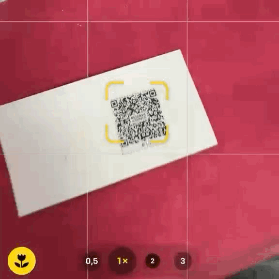 Instrucciones para escanear QR